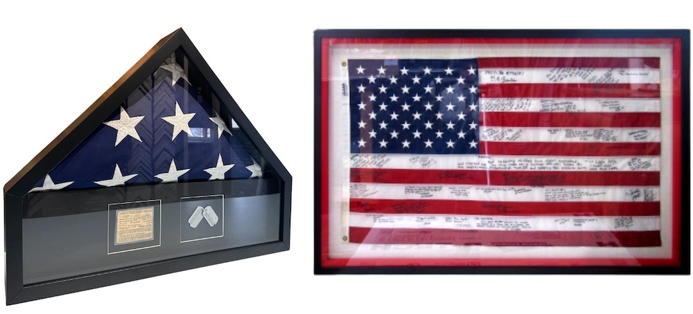 Custom Flag Framing Gallery