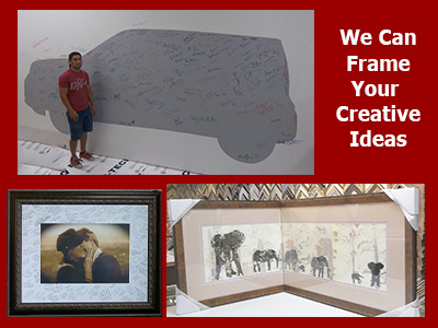 We frame your creative ideas