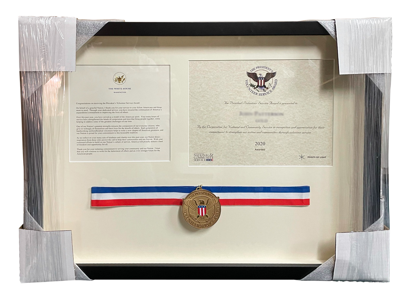 Custom Framing for diplomas, documents, and letters