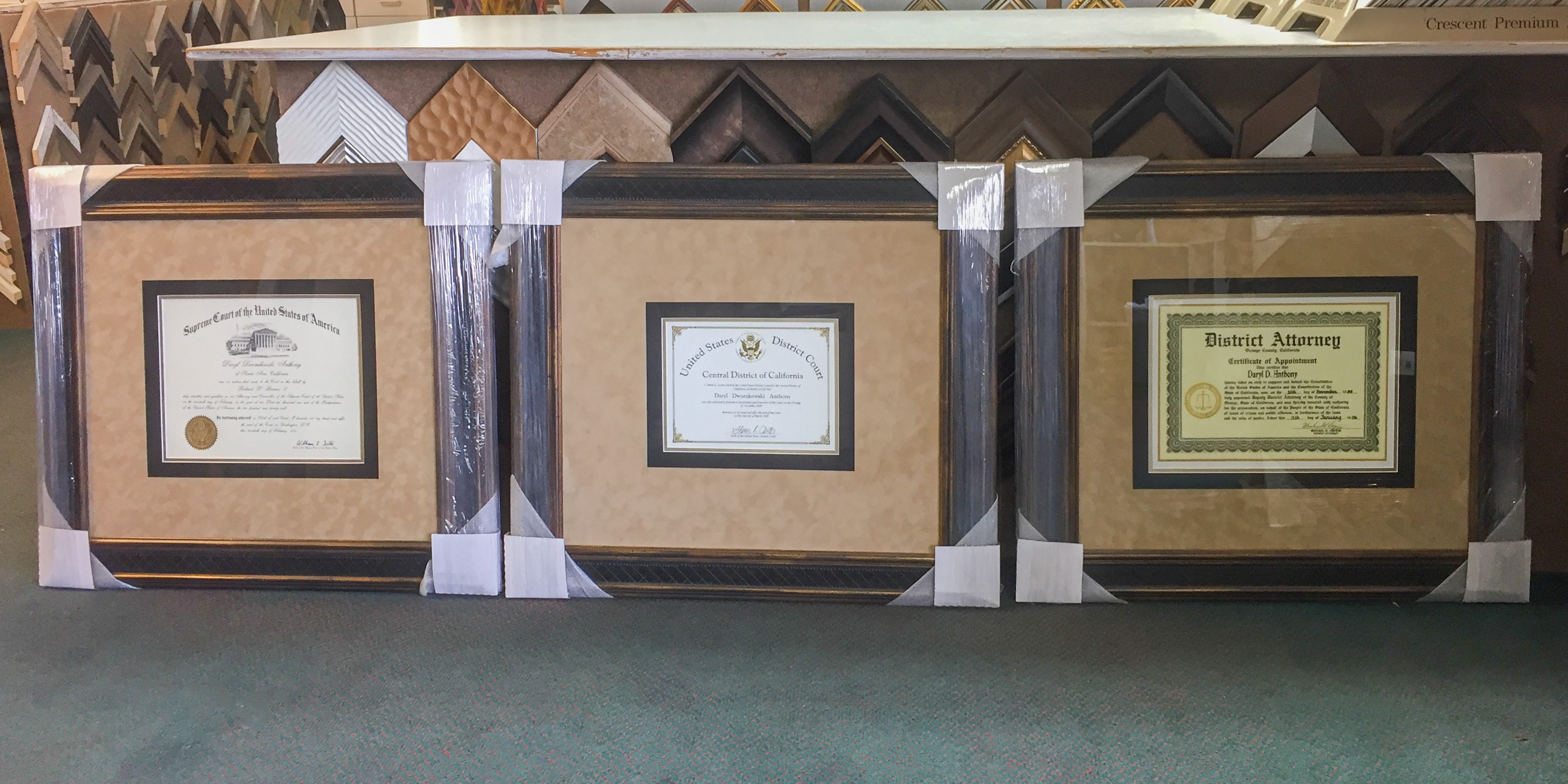 Custom Tapestry and Fabric Framing