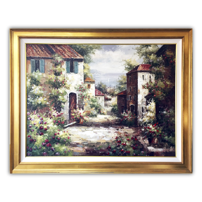 Custom Framing of Landscape Painting