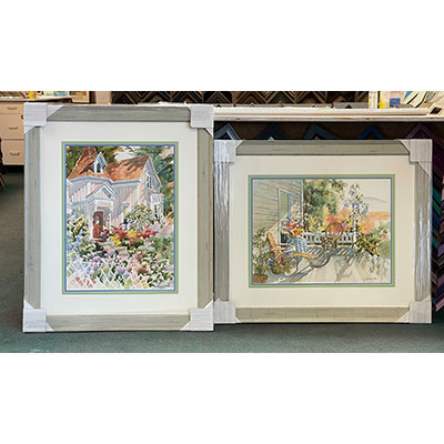Framed Paintings of a Home