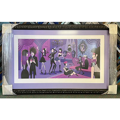 Customed Framed Print of "Goth Night" 