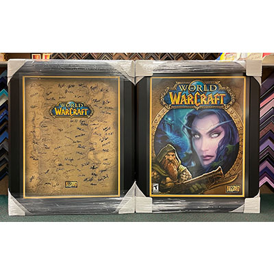 Framed World of Warcraft Art