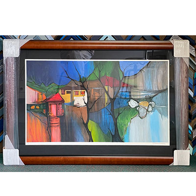 Framed Colorful Art 