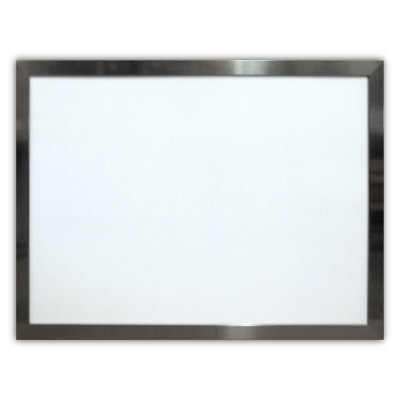 Silver Framed Dry Erase Board
