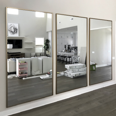 Multiple Large Wall Mirrors