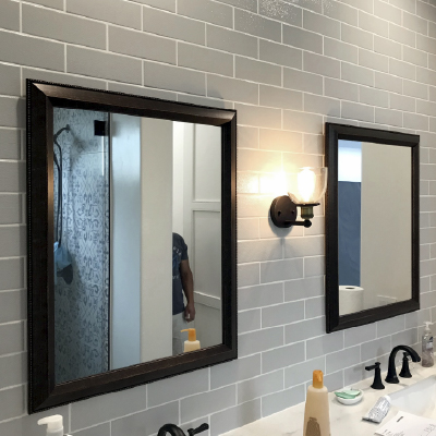 Dark Brown Vanity Mirrors