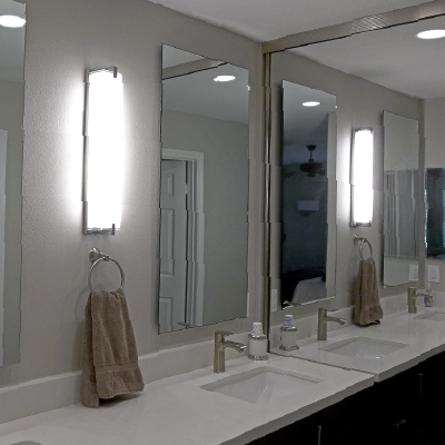 Frameless Bathroom Mirrors