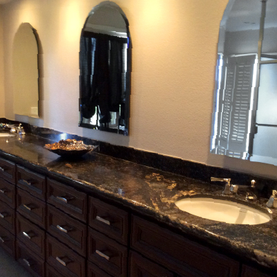 Arched Frameless Bathroom Mirrors