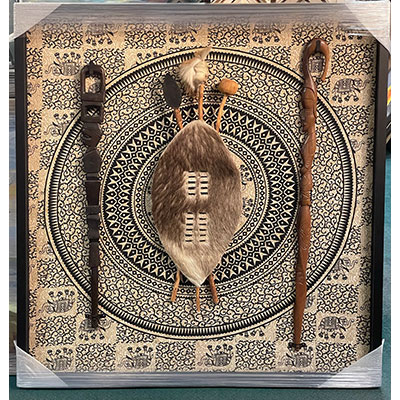 Framed Tribal Shield 