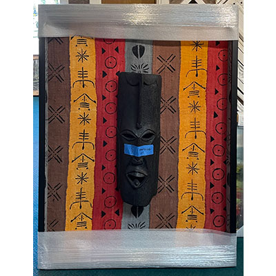 Framed Tribal Mask 