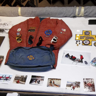 "National Ski Patrol" Shadow Box Layout