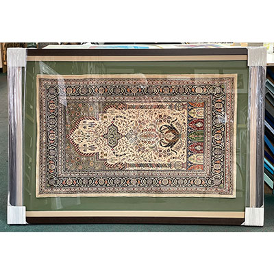 Horizontally Framed Rug