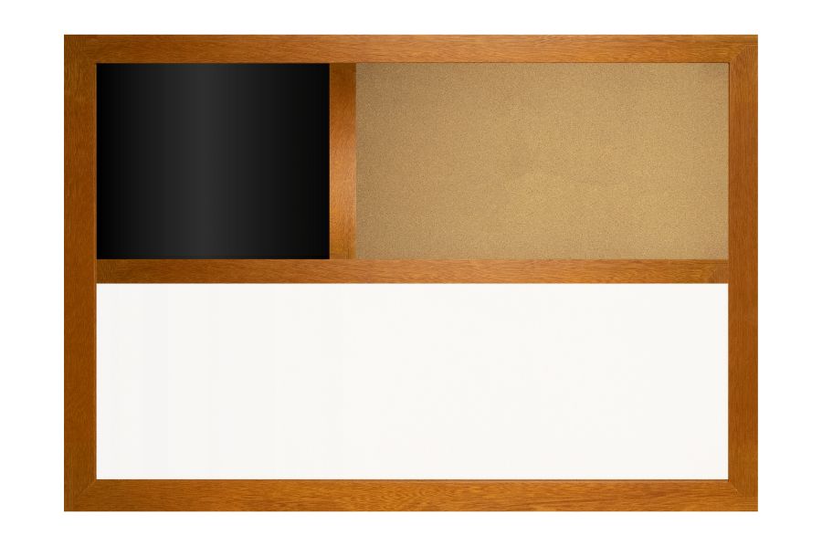 Custom branded whiteboard with printed company logo