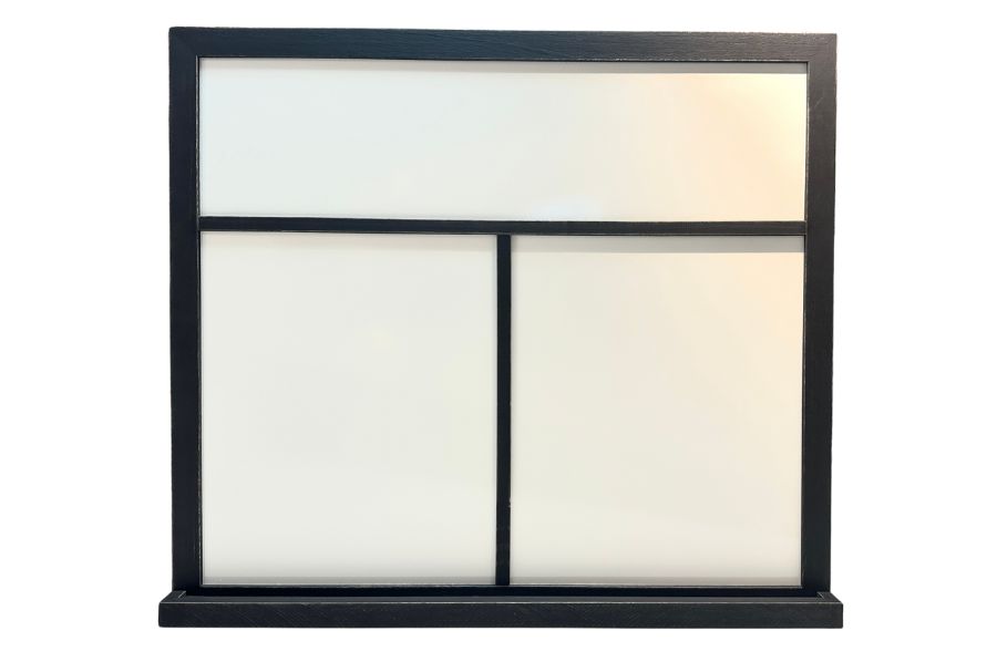 Green classroom chalkboard with aluminum frame