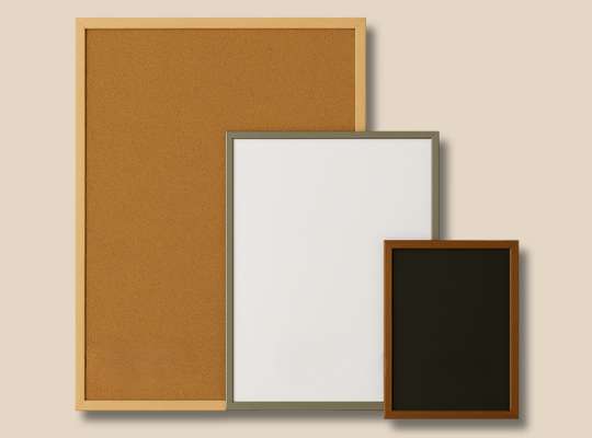 Custom Cork Boards, Chalkboards, Dry-Erase Boards. Choose from over 500 frame options