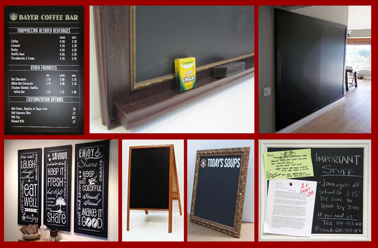 Custom Chalkboards - Central Orange County Art Concepts Wall Decor