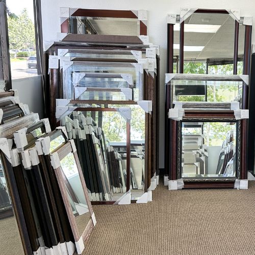 Shop our large selection of in stock Ready To Hang Mirrors. 
        We have a wide assortment in various colors, styles and prices. Take one home today.