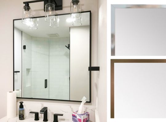 Popular thin metal frame mirrors