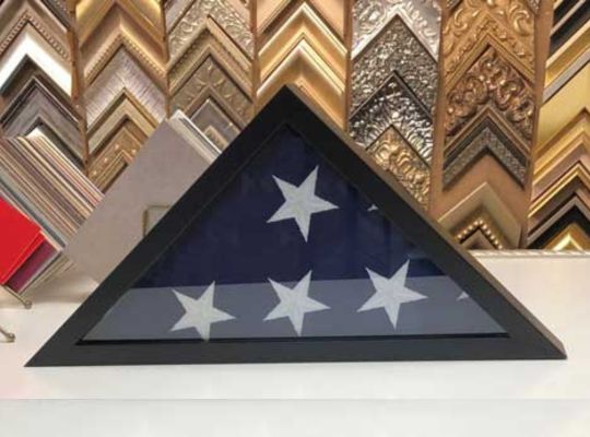 Custom Flag Framing