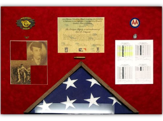 Custom Flag Framing