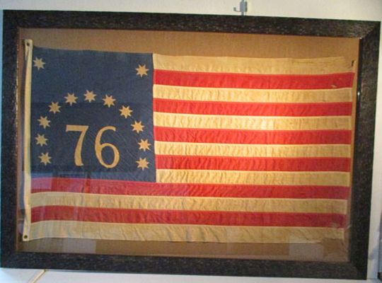 Custom Flag Framing