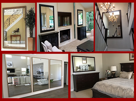 Create a custom wall mirror to accent any room of your home - select mirror style