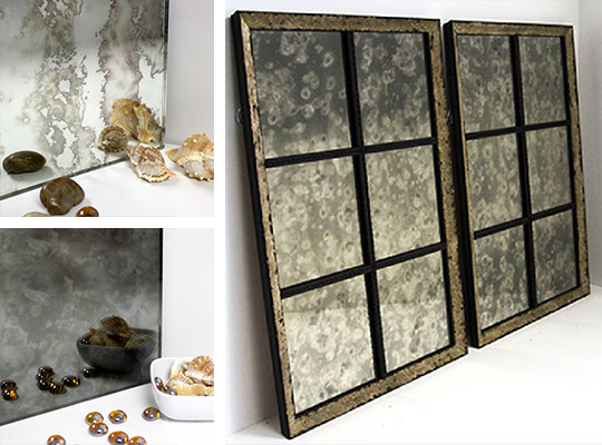 custom antiqued mirrors to your exact size