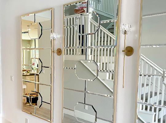 special shape custom mirrors