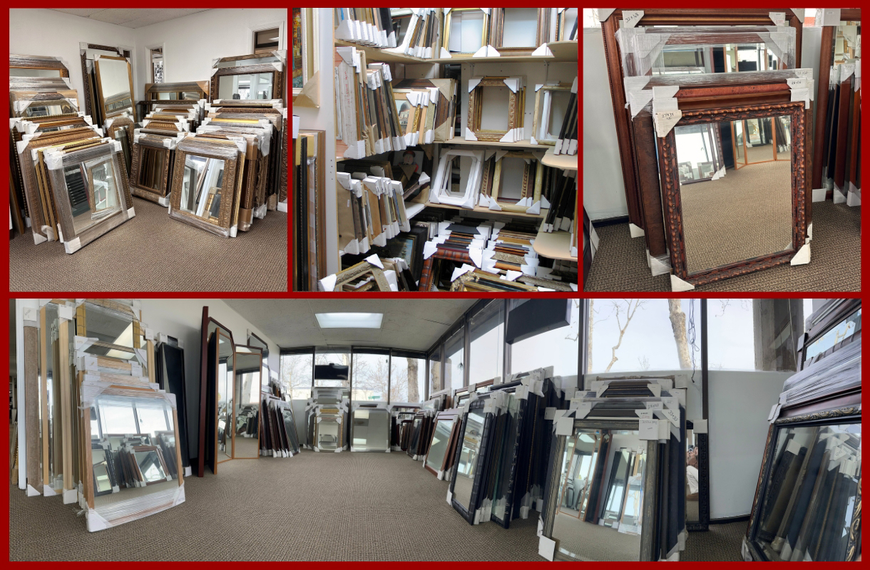 Floor stock mirrors any size